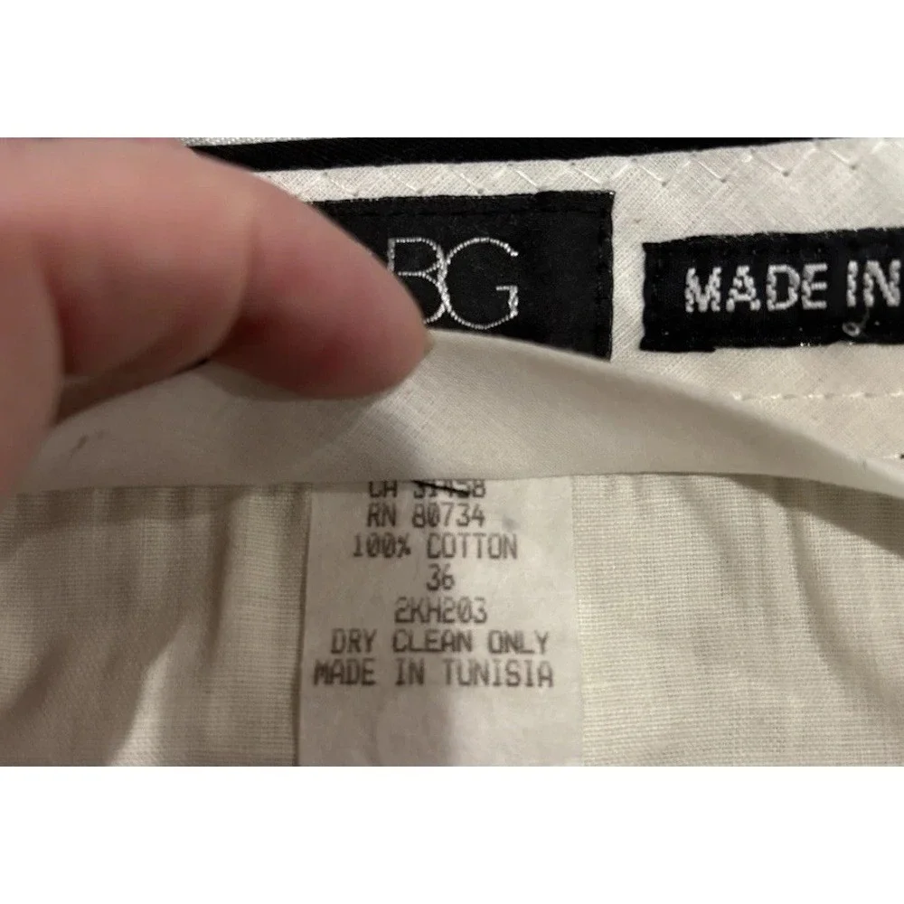 NWT BCBG Max Azria Men's Black Dress Pants Trousers 36x34